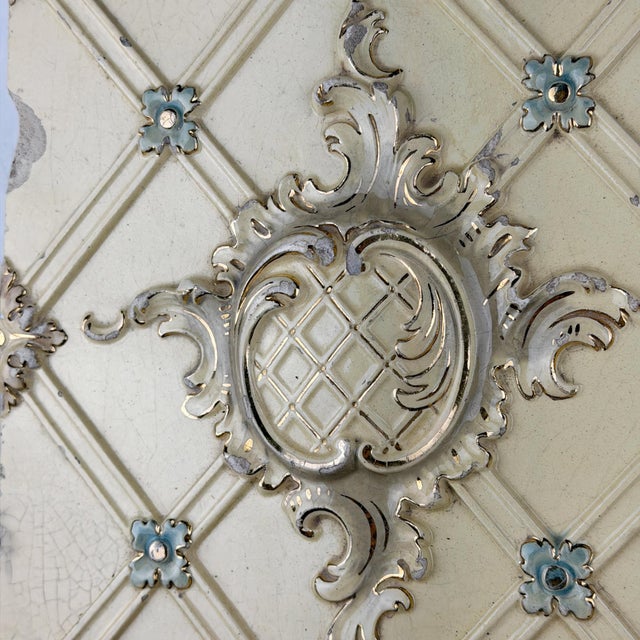 Ceramic Antique Tile from Zelm & Boehm, 1890s For Sale - Image 7 of 12