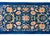 This exquisite hand-woven Chinese Art Deco rug from the 1930s features a vibrant royal blue field adorned with a dense,...