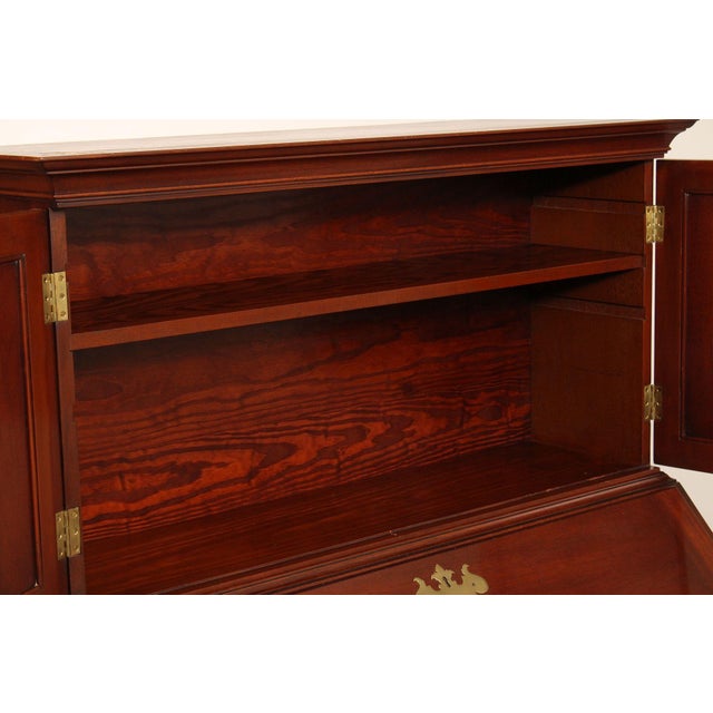 Kittinger Colonial Williamsburg Mahogany Slant Front Secretary Desk For Sale - Image 12 of 18