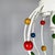 Metal Mid-Century Italian Chandelier with Colored Spheres, 1940s For Sale - Image 7 of 17
