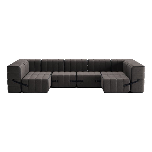 Flexible U-Sofa from Ambivalenz, Set of 15 For Sale