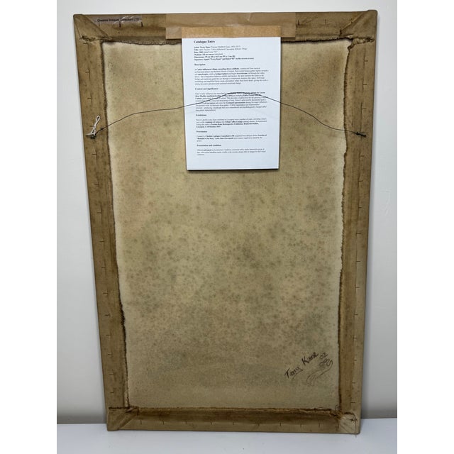 Terry Kane (Terence Matthew Kane, 1970–2015) After Picasso (Cubist-Influenced) Cascading Hillside Village Original Oil on Canvas, 2002 For Sale - Image 17 of 18