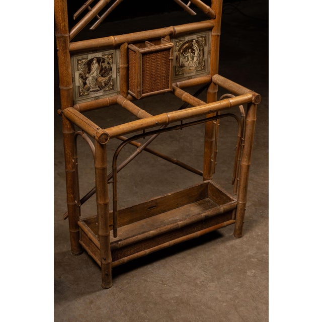 Late 19th Century Bamboo Hall Tree For Sale In Chicago - Image 6 of 8