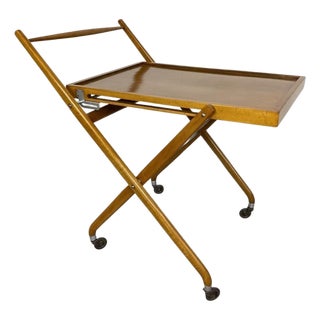 Functionalist Folding Trolley from Thonet, 1930s For Sale