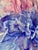 Metal Blue Iris Framed Oil on Canvas by Shelly Gurton "Dreaming in Blue" For Sale - Image 7 of 9