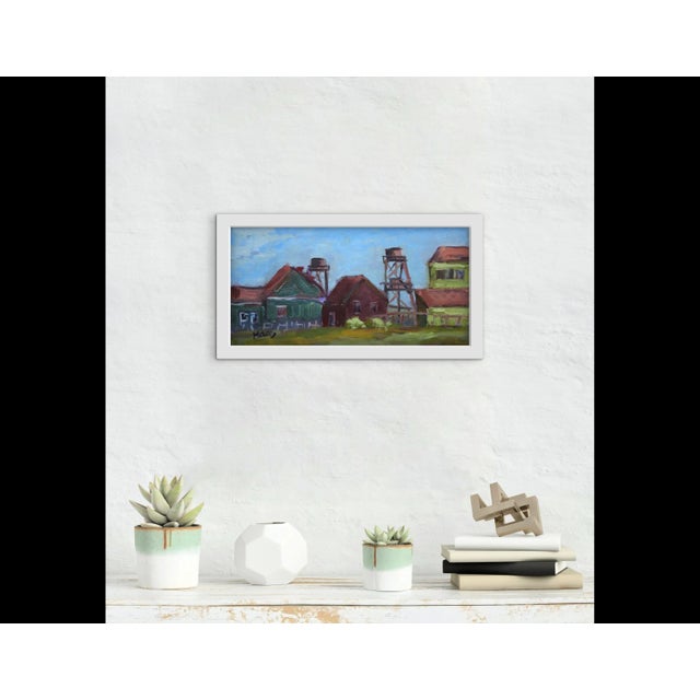 Quiet Places & Journeys — Mendocino Village (Original Oil Landscape) For Sale - Image 14 of 18