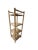 Chinoiserie Coastal Bamboo Four Tier Shelf For Sale - Image 3 of 3