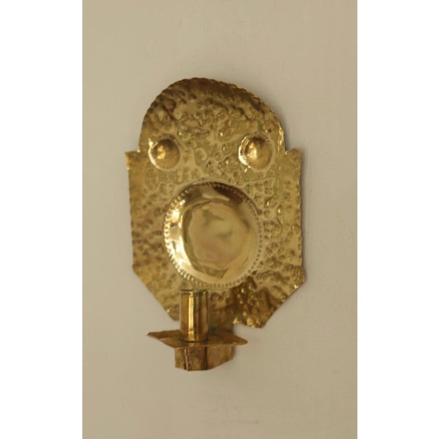 Mid-Century Swedish Brass Sconces, Set of 2 For Sale - Image 11 of 13