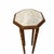 Mid 20th Century Vintage Marble and Wood Spool Leg Pedestal, Plant Stand For Sale - Image 5 of 9