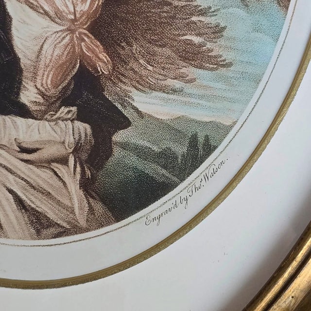 Daniel Gardner, Lady Wilbraham, 1800s, Wood and Paper, Framed For Sale - Image 9 of 18