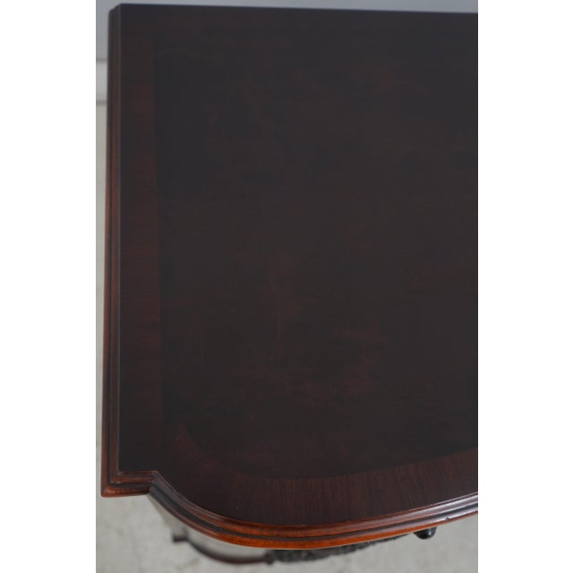 Maitland Smith Burl Walnut Serpentine Chest For Sale - Image 14 of 18