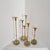 Metal Candleholders in Brass and Glass by Gunnar Ander, 1960s, Set of 4 For Sale - Image 7 of 15