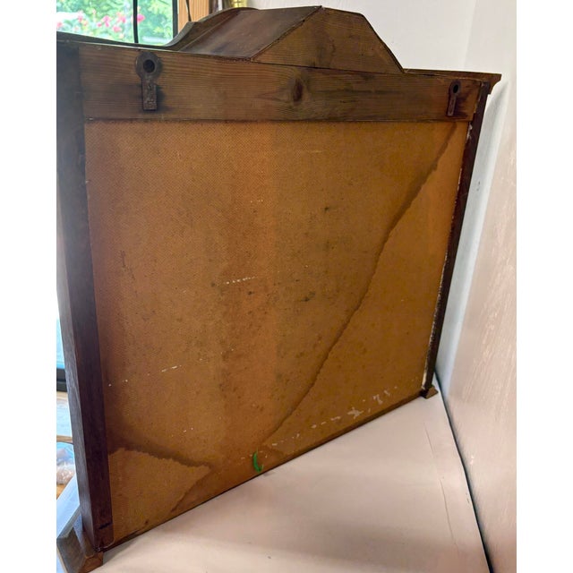 Wood Vintage Dutch Wall Cabinet With Key For Sale - Image 7 of 7