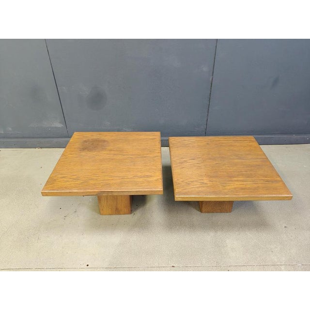 Vintage Wooden Coffee or Side Tables, 1960s, Set of 2 For Sale - Image 13 of 14
