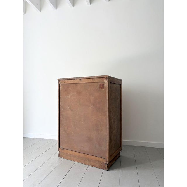 Limed Oak Tallboy Cabinet with Drawers, Great Britain, 1930s For Sale - Image 9 of 11