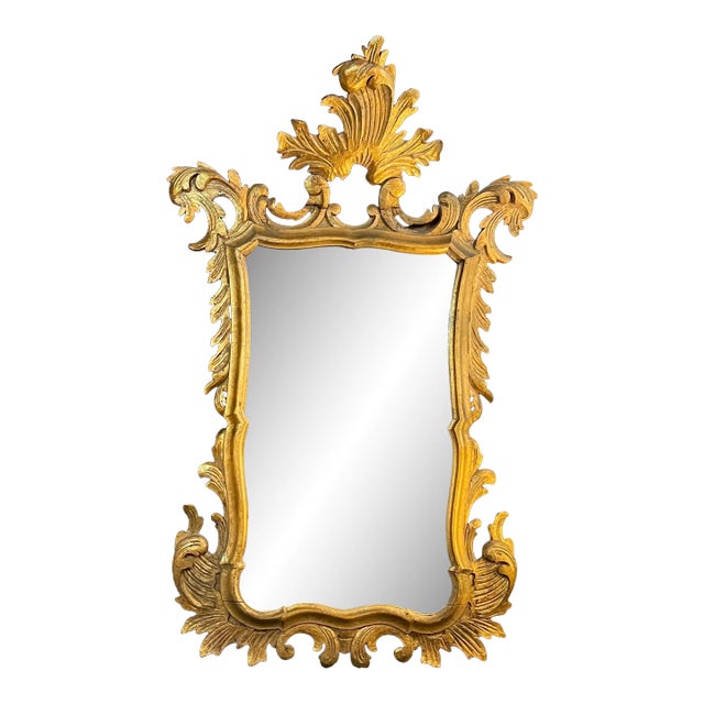 Antique Early 19th Century Italian Gild Gilt Mirror For Sale
