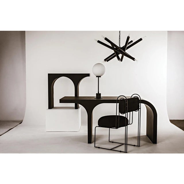 NOIR Maximus Console/Side Table, Black Steel | Chairish
