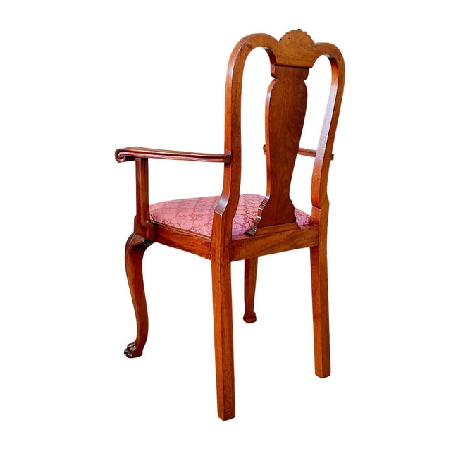 Queen Anne Restored George II Mahogany Dining Chairs, Circa 1740 - Set of 8 For Sale - Image 3 of 12