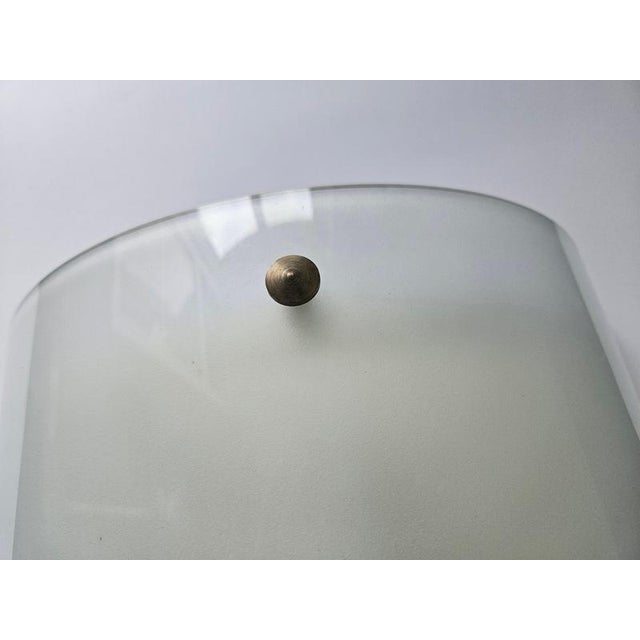 Large Mid-Century Glass Wall Lamp, 1970s For Sale - Image 10 of 17