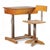Wood School Bench with Chair from Grythyttan, Early 20th Century, Set of 2 For Sale - Image 7 of 7