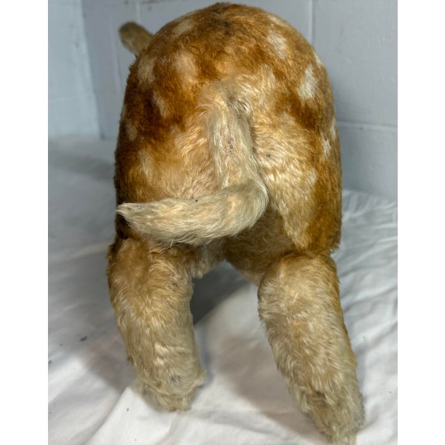 Large Vintage Handmade German Steiff Mohair Dalle Boar Pig Stuffed Animal 23 In. For Sale - Image 13 of 16