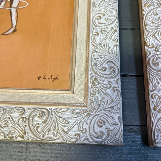 2020s Two Contemporary Original Paintings by Stephen Heigh “Hoop Dance #1-2” - Set of Two For Sale - Image 5 of 9