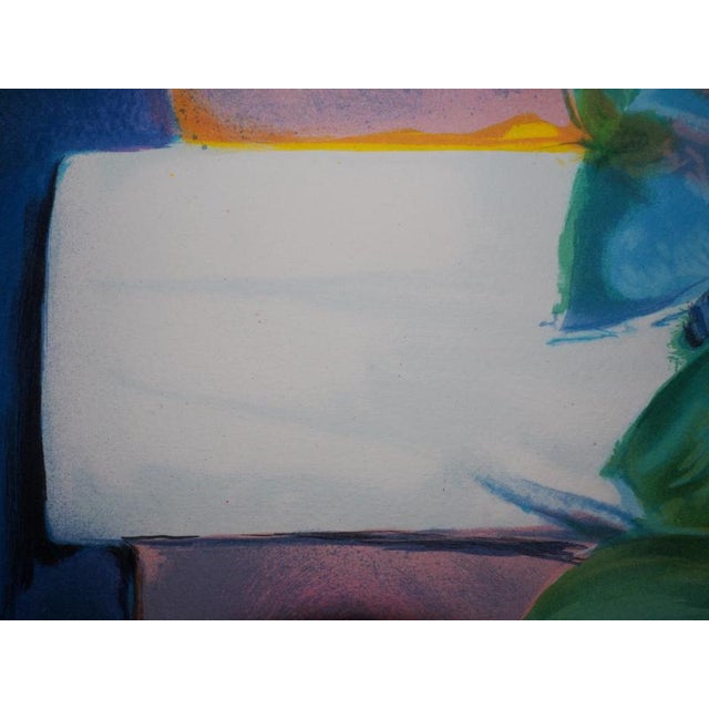 Claude Hemeret, Multicolored Bouquet, Lithograph For Sale - Image 6 of 10