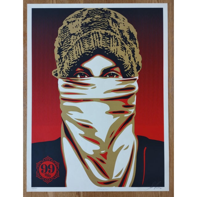 Shepard Fairey, Occupy Protester, 2012, Screenprint For Sale - Image 8 of 9
