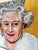 Original Queen Elizabeth II Portrait Painting by Susan Howe For Sale In Louisville - Image 6 of 9
