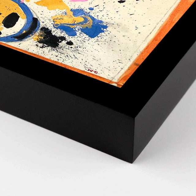 DESCRIPTION: Telephone by Jelly Chen in Black Framed Paper - Small Art Print SPECIFICATIONS: Type: Framed Paper. Framed...