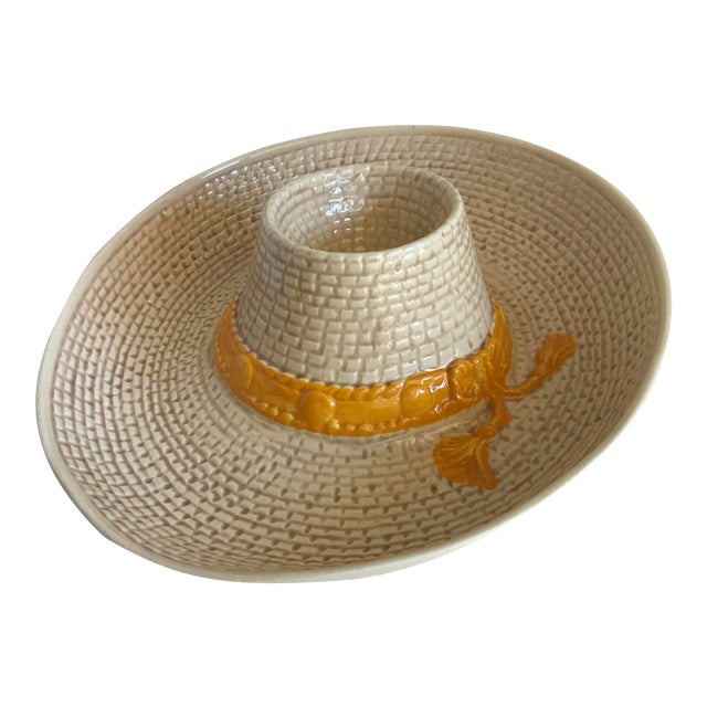 Vintage Sombrero Chips & Salsa Tray Chairish