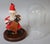 1920s Antique German Crepe Paper & Spun Cotton Santa Figure Under Glass Dome, Made in Germany, Circa 1920s For Sale - Image 5 of 10