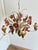 Vintage Passeri Florentine Floral Chandelier in Hand-Painted Wrought Iron, Italy, 1960s For Sale - Image 10 of 15