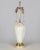 Seguso White Murano Glass Mid Century Lamp For Sale - Image 9 of 11