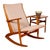 Georg Jensen Boomerang Rocking Chair by Georg Jensen for Kubus, 1960s For Sale - Image 4 of 5