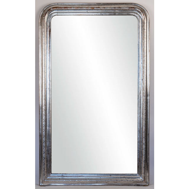 Early 19th Century 19th Century Louis Philippe Silver-Gilt Mirror For Sale - Image 5 of 5