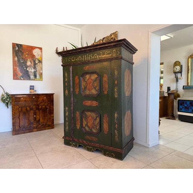 Baroque Farmhouse Cupboard in Pine For Sale - Image 5 of 18