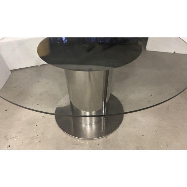 Vintage Italian Steel Dining Table by Antonia Astori, 1960s For Sale - Image 13 of 18