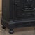 Wood 19th Century French Napoleon III Ebonized Neoclassical Cabinet With Carrara Marble For Sale - Image 7 of 18