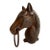 Antique Victorian Cast Iron Horse Head Sculpture For Sale