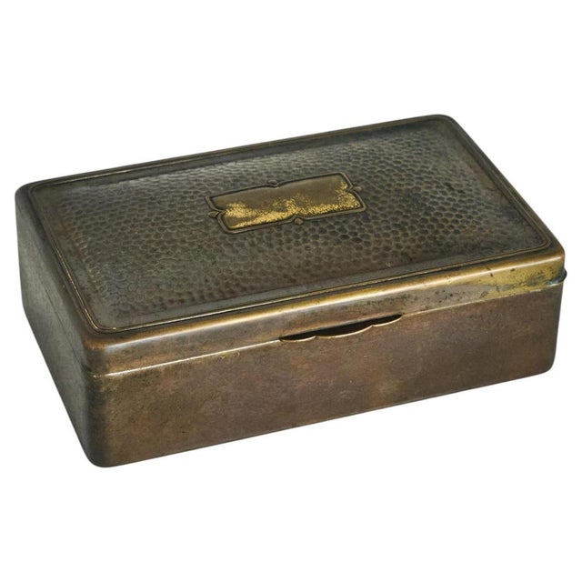 Copper Dutch Art Deco Style Box in Copper, 1920s For Sale - Image 8 of 8