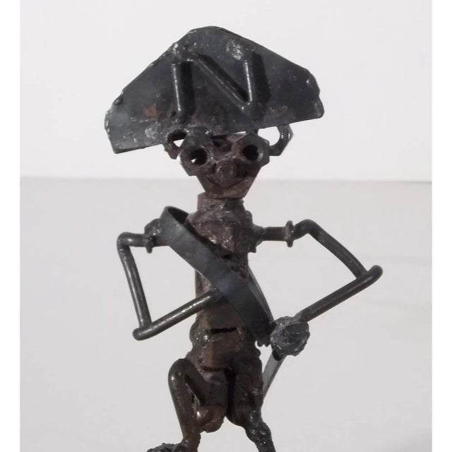 Vintage abstract sculpture on Lucite Base