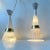 Mid-Century Modern Italian Glass and Brass Pendant Lights from Stilnovo, 1950s, Set of 2 For Sale - Image 9 of 12