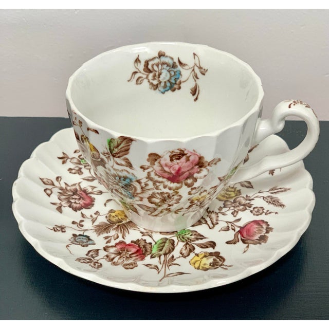Johnson Brothers Staffordshire Bouquet by Johnson Brothers - Set of 45 For Sale - Image 4 of 7