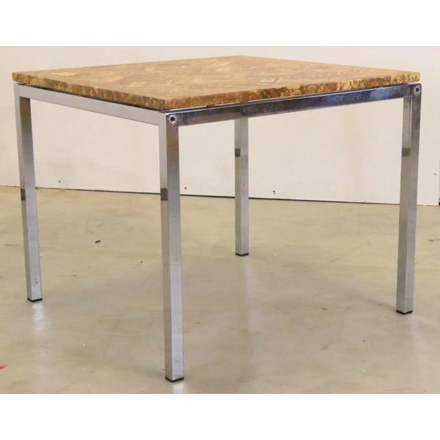 Gemstone Vintage Onyx Coffee / Side Table For Sale - Image 7 of 9