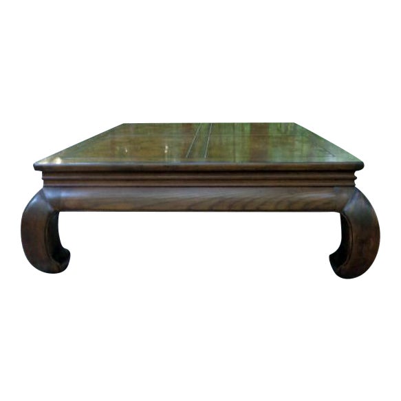 1970s Henredon Artefacts Burl Ming Style Coffee Table Chairish