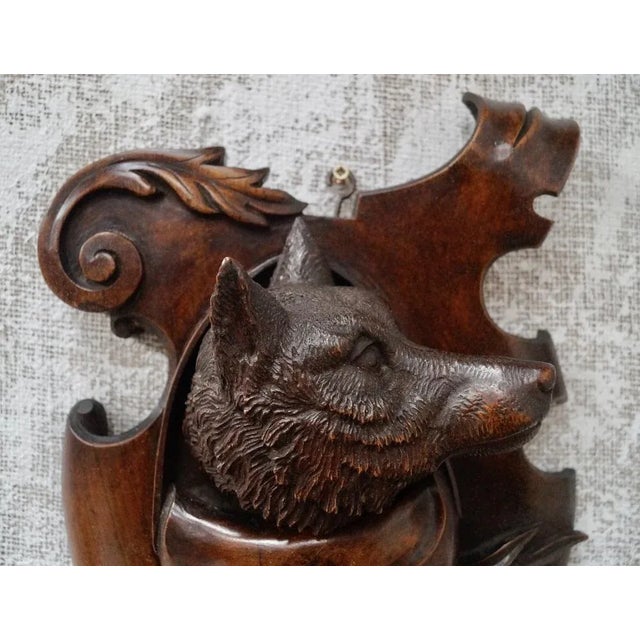 Antique Black Forest Trophy Wall Plaques, 1800s, Set of 2 For Sale - Image 9 of 11