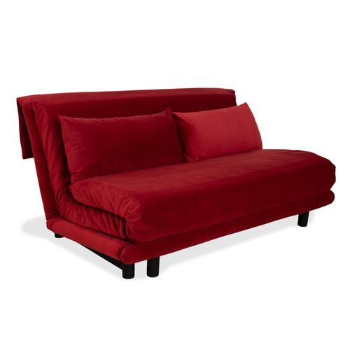 Multy Three-Seater Sofa in Red Fabric from Ligne Roset For Sale - Image 3 of 15