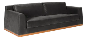 NOIR Seville Sofa, Grey Velvet