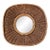 Woven Rattan & Cane Framed Round Decorative Mirrors - Set of 2 For Sale